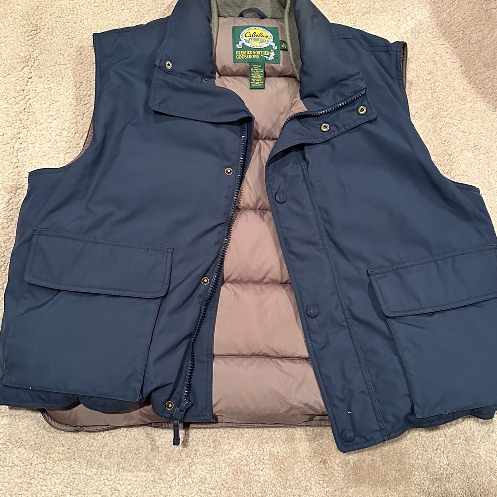 Men’s goose down vest